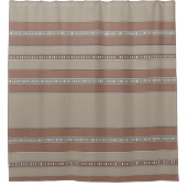Desert Mosaic Stripes Douchegordijn (Voorkant)
