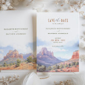 Desert Mountain Save the Date Kaart Sedona, Arizon