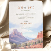 Desert Mountain Save the Date Kaart Sedona, Arizon