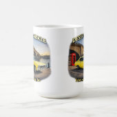 Desert Muscle Retro Car Design Koffiemok (Center)