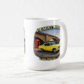 Desert Muscle Retro Car Design Koffiemok (Voorkant rechts)
