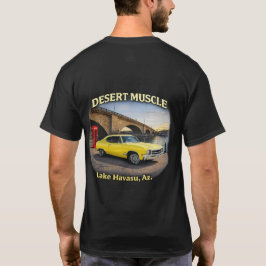 Desert Muscle Retro Car Design T-shirt