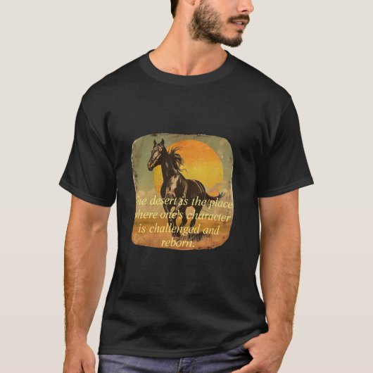 Desert Mustang T-shirt (Voorkant)