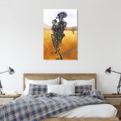 DESERT MYSTIC CANVAS AFDRUK (Insitu (Slaapkamer))