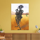 DESERT MYSTIC CANVAS AFDRUK (Insitu (Woonkamer))