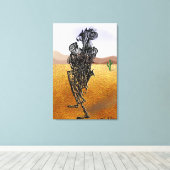 DESERT MYSTIC CANVAS AFDRUK (Insitu (Houten vloer))