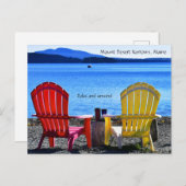 Desert Narrows Maine Briefkaart monteren (Voorkant / Achterkant)