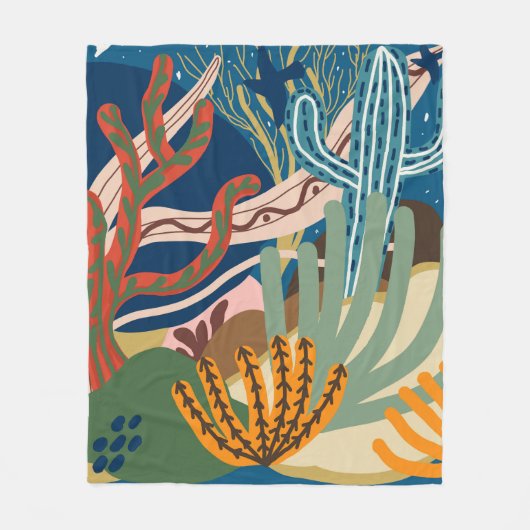 Desert Nights Fleece Deken (Voorkant)