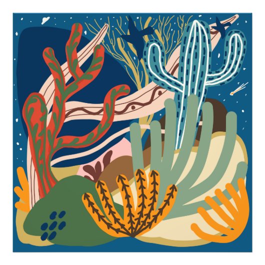 Desert Nights Foto Afdruk (Voorkant)