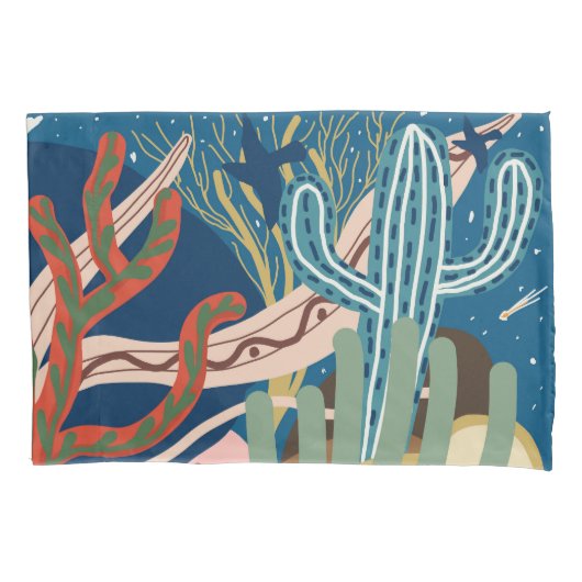 Desert Nights Kussensloop (Voorkant-Links)