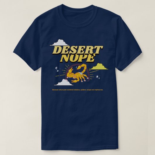 Desert Nope T-shirt (Design voorkant)