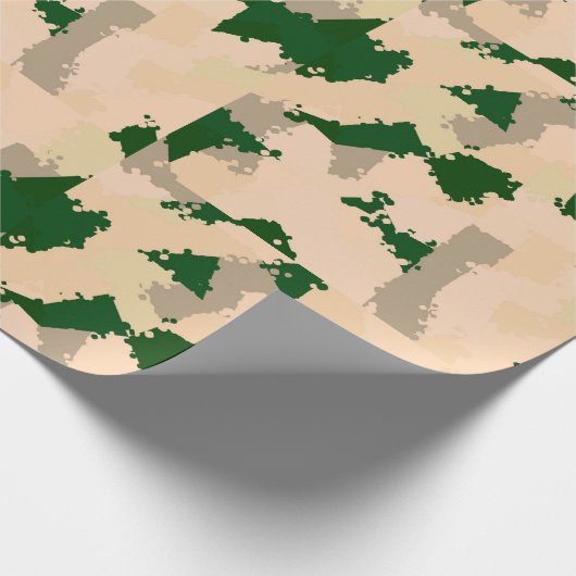 Desert Oasis Camo Cadeaupapier (Hoek)