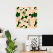 Desert Oasis Camo Poster (Thuiskantoor)