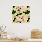 Desert Oasis Camo Poster (Keuken)