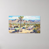 Desert Oasis Canvas Afdruk (Voorkant)