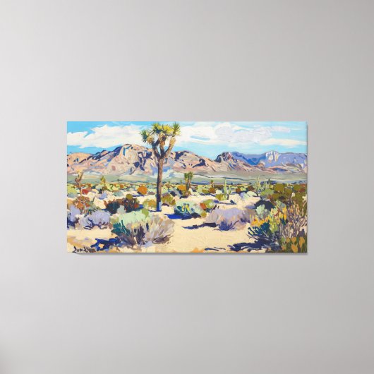 Desert Oasis Canvas Afdruk (Voorkant)