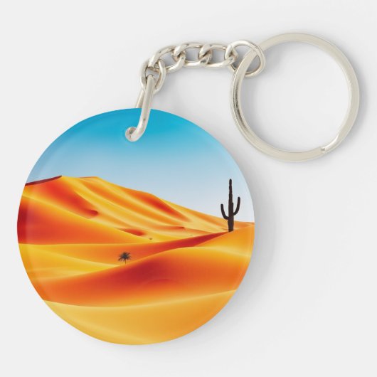 Desert Oasis Keychain (Achterkant)