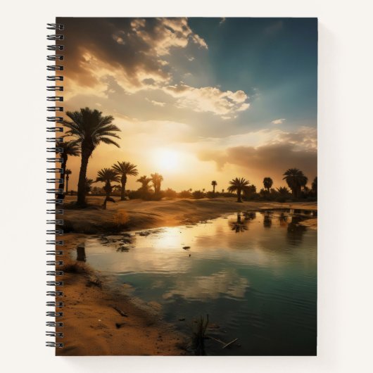 Desert Oasis Notitieboek (Voorkant)