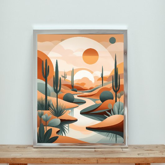 Desert Oasis Poster