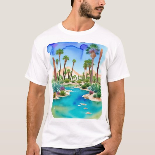 Desert Oasis T-shirt (Voorkant)