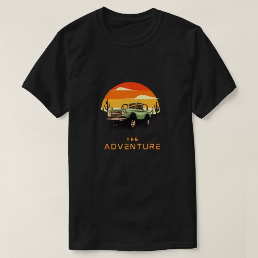 Desert Off-Road Avontuur T-shirt (Design voorkant)
