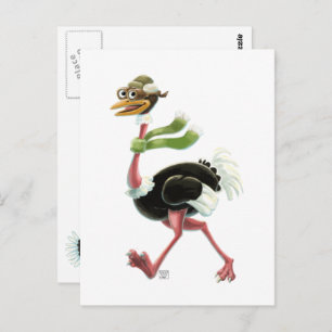 Desert Ostrich Runner Briefkaart