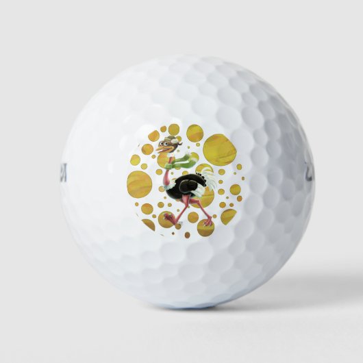 Desert Ostrich Runner Golfballen (Voorkant)