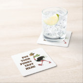 Desert Ostrich Runner Kartonnen Onderzetters (Insitu)