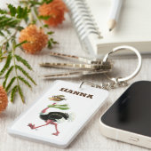 Desert Ostrich Runner Sleutelhanger (Voorkant Rechts)