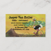 Desert Ostrich Runner Visitekaartje (Voorkant)