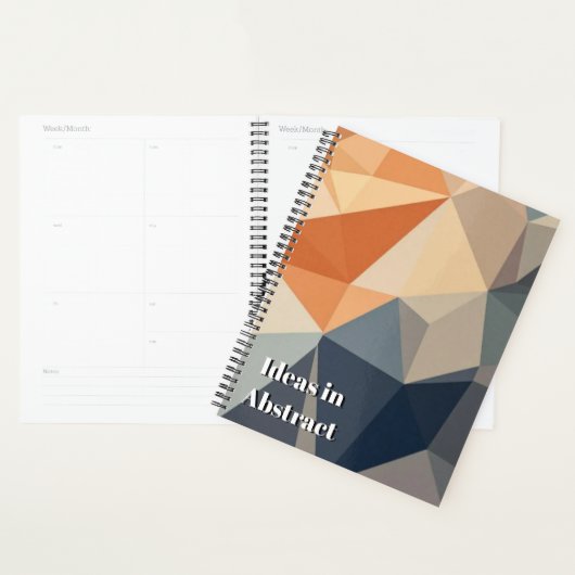 Desert Palette Geometry | Low Poly Terracotta Art Planner (Display)