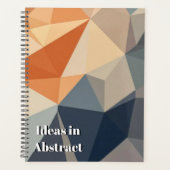 Desert Palette Geometry | Low Poly Terracotta Art Planner (Voorkant)