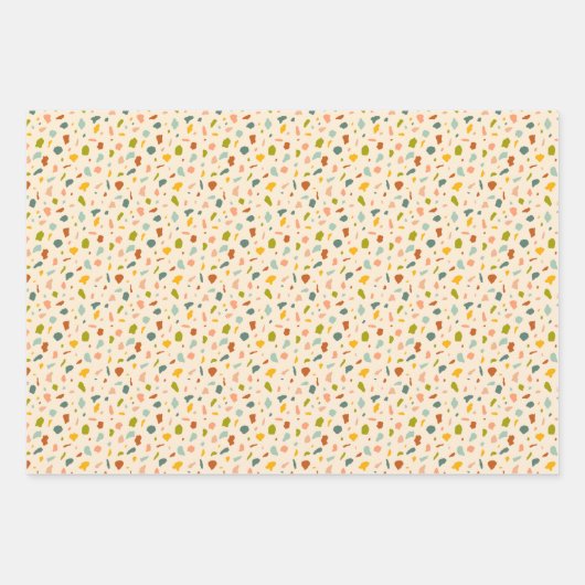 Desert Palm Botanicals, Cactussen en Terrazzo - Cr Inpakpapier Vel (Voorkant 2)