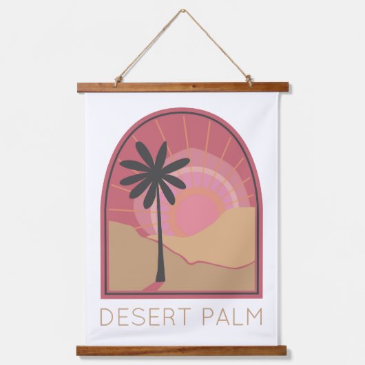 Desert Palm Wall Hanging Hangend Wandkleed (Voorkant)