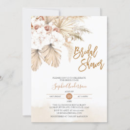 Desert Pampas Grass Boho Vrijgezellenfeest Kaart