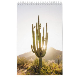Desert Photo Gift met Cactus Kalender