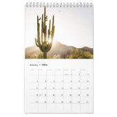 Desert Photo Gift met Cactus Kalender (Jan 2026)