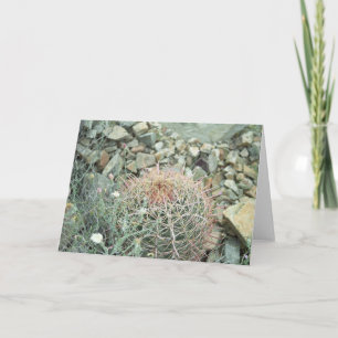 Desert poëzie Cactus Note Card of Wenskaart Kaart