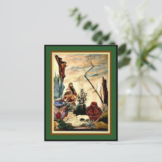 Desert Pottery - Fine Art Briefkaart (Staand voorkant)
