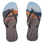 "Desert Pug with Wanderlust" Funny Pug Schilderach Teenslippers (Voetbed)