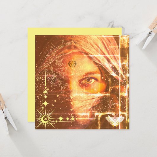 Desert Queen Kaart (Voorkant / Achterkant in situ)