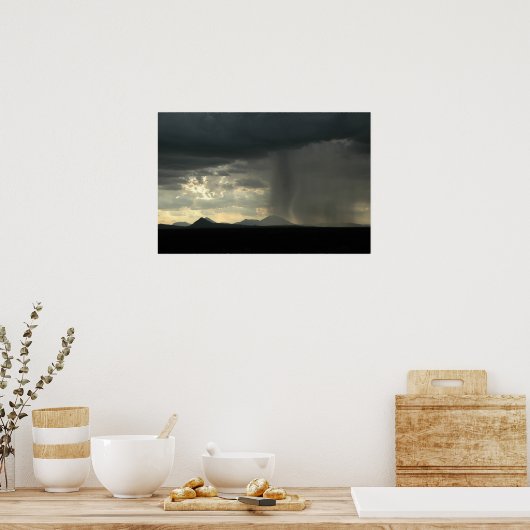 Desert Rain Poster (Keuken)