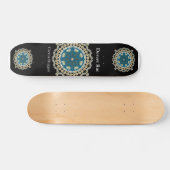 Desert Rate Skateboard met Saguaro Mandala (Horizontaal)