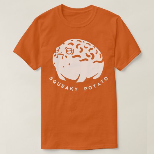 Desert regenkikker van een schattige squeaky-amfib t-shirt (Design voorkant)
