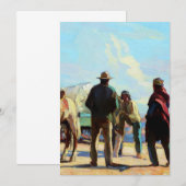 “Desert Rendezvous” door Carl Oscar Borg Bedankkaart (Voorkant / Achterkant)