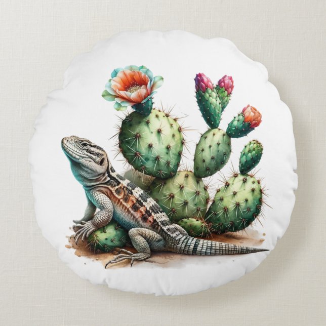 Desert Retreat Pillow Rond Kussen (Voorkant)