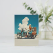 Desert Ride Adventure Escape Briefkaart (Staand voorkant)