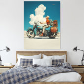 Desert Ride Adventure Escape Canvas Afdruk (Insitu (Slaapkamer))