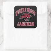 Desert Ridge Jaguars Vierkante Sticker (Tas)