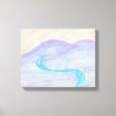 Desert River Canvas Afdrukken (Voorkant)